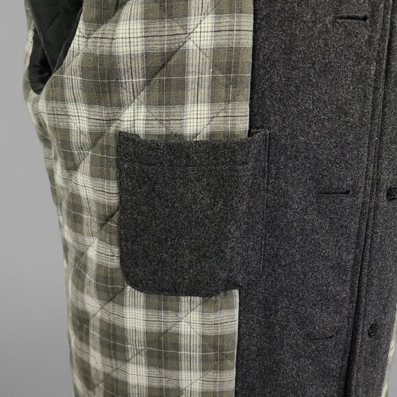 J Crew Men’s Wool Blend Car Coat Gray • Size Medium - Picture 12 of 15